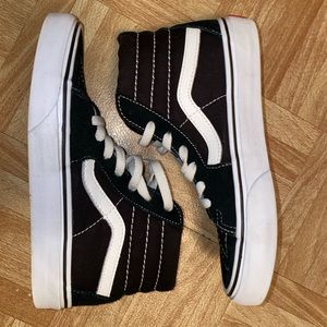 Black and White Vans (high tops)